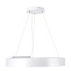 GLOBOSTAR® RA 61195 Μοντέρνο Κρεμαστό Φωτιστικό Οροφής LED 67W 7370lm 120° AC 220-240V IP20 Ρυθμιζόμενο Λευκό CCT με Χειριστήριο από 2700K έως 6000K Dimmable - Lumileds SMD Chip - Λευκό Ματ - Μ60 x Π60 x Υ8cm - 3 Χρόνια Εγγύηση