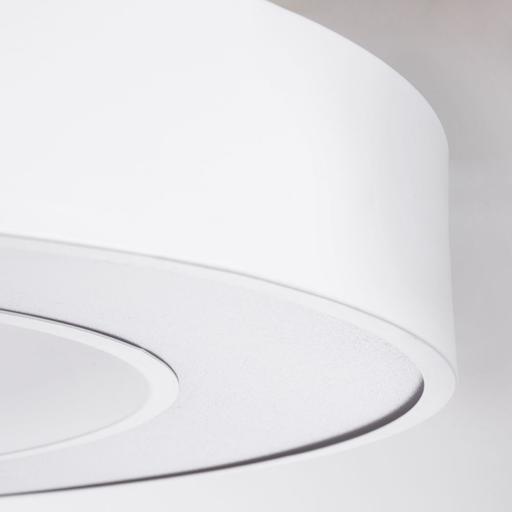 GLOBOSTAR® RA 61195 Μοντέρνο Κρεμαστό Φωτιστικό Οροφής LED 67W 7370lm 120° AC 220-240V IP20 Ρυθμιζόμενο Λευκό CCT με Χειριστήριο από 2700K έως 6000K Dimmable - Lumileds SMD Chip - Λευκό Ματ - Μ60 x Π60 x Υ8cm - 3 Χρόνια Εγγύηση