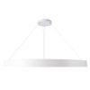 GLOBOSTAR® RA 61199 Μοντέρνο Κρεμαστό Φωτιστικό Οροφής LED 100W 11020lm 120° AC 220-240V IP20 Ρυθμιζόμενο Λευκό CCT με Χειριστήριο από 2700K έως 6000K Dimmable - Lumileds SMD Chip - Λευκό Ματ - Μ120 x Π120 x Υ8cm - 3 Χρόνια Εγγύηση
