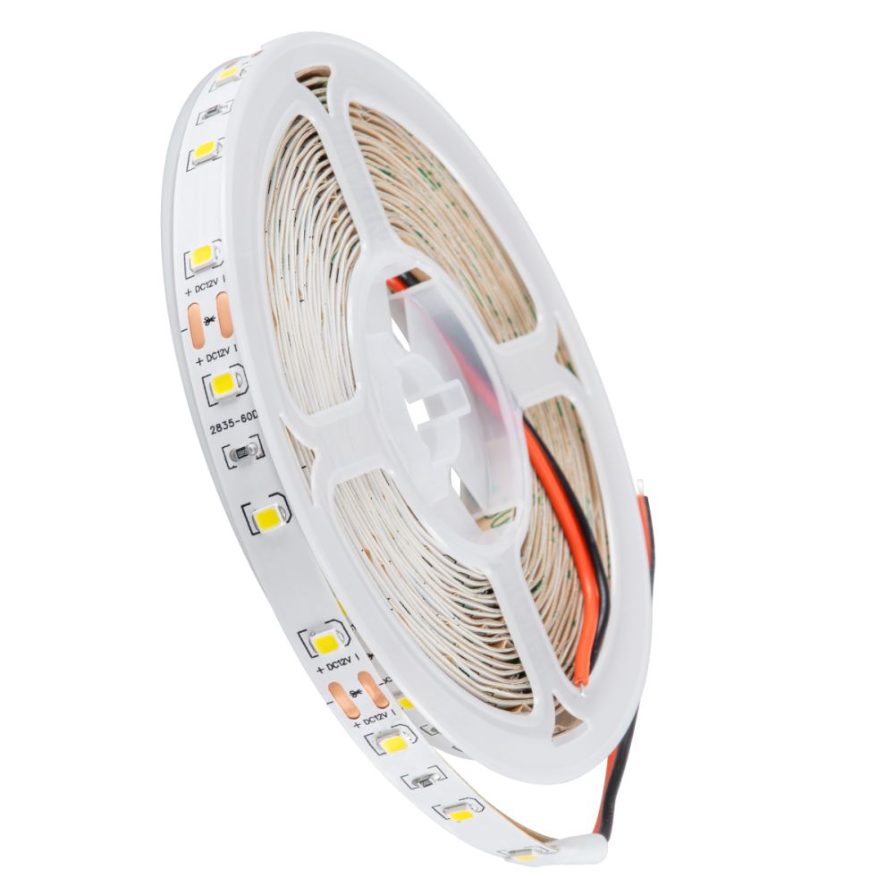GLOBOSTAR® LILAC 70141 Ταινία LED 6W/m 600lm/m 120° DC 12V IP20 60 x SMD2835 Chip/m Φυσικό Λευκό 4500K Dimmable - Sanan SMD Chip - Μ500 x Π0.8 x Υ0.1cm - Ρολό 5 Μέτρων - 5 Χρόνια Εγγύηση