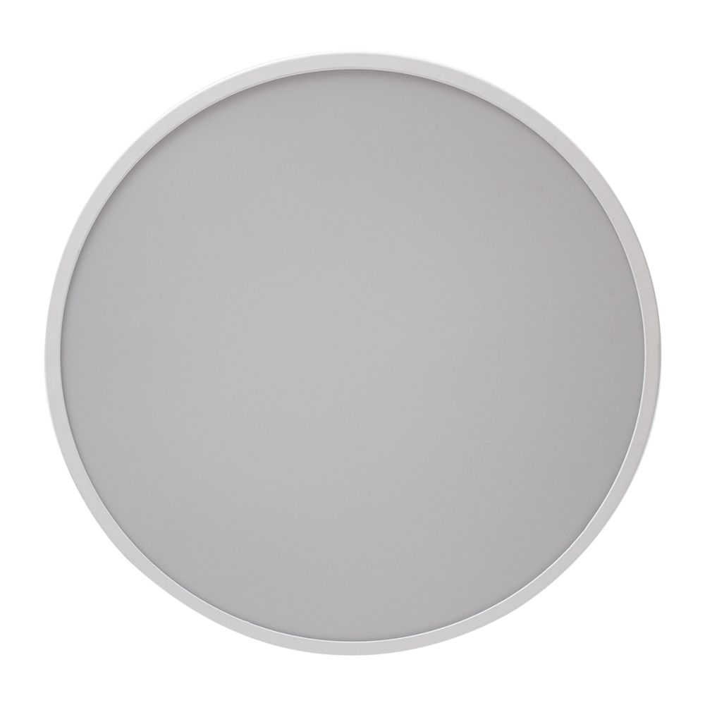 GLOBOSTAR® BURTON 61201-S Μοντέρνο Φωτιστικό Οροφής LED 67W 7370lm 120° AC 220-240V IP20 Ρυθμιζόμενο Λευκό CCT με Χειριστήριο από 2700K έως 6000K Dimmable - Lumileds SMD Chip - Λευκό Ματ - Μ40 x Π40 x Υ8cm - 3 Χρόνια Εγγύηση