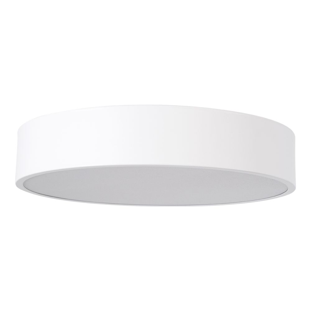 GLOBOSTAR® BURTON 61201-S Μοντέρνο Φωτιστικό Οροφής LED 67W 7370lm 120° AC 220-240V IP20 Ρυθμιζόμενο Λευκό CCT με Χειριστήριο από 2700K έως 6000K Dimmable - Lumileds SMD Chip - Λευκό Ματ - Μ40 x Π40 x Υ8cm - 3 Χρόνια Εγγύηση