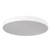 GLOBOSTAR® BURTON 61205-S Μοντέρνο Φωτιστικό Οροφής LED 100W 10000lm 120° AC 220-240V IP20 Ρυθμιζόμενο Λευκό CCT με Χειριστήριο από 2700K έως 6000K Dimmable - Lumileds SMD Chip - Λευκό Ματ - Μ80 x Π80 x Υ8cm - 3 Χρόνια Εγγύηση