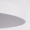 GLOBOSTAR® BURTON 61205 Μοντέρνο Κρεμαστό Φωτιστικό Οροφής LED 100W 10000lm 120° AC 220-240V IP20 Ρυθμιζόμενο Λευκό CCT με Χειριστήριο από 2700K έως 6000K Dimmable - Lumileds SMD Chip - Λευκό Ματ - Μ80 x Π80 x Υ8cm - 3 Χρόνια Εγγύηση