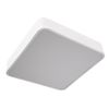 GLOBOSTAR® KAMALA 61207-S Μοντέρνο Φωτιστικό Οροφής LED 67W 7370lm 120° AC 220-240V IP20 Ρυθμιζόμενο Λευκό CCT με Χειριστήριο από 2700K έως 6000K Dimmable - Lumileds SMD Chip - Λευκό Ματ - Μ40 x Π40 x Υ8cm - 3 Χρόνια Εγγύηση