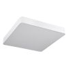 GLOBOSTAR® KAMALA 61209-S Μοντέρνο Φωτιστικό Οροφής LED 75W 8625lm 120° AC 220-240V IP20 Ρυθμιζόμενο Λευκό CCT με Χειριστήριο από 2700K έως 6000K Dimmable - Lumileds SMD Chip - Λευκό Ματ - Μ60 x Π60 x Υ8cm - 3 Χρόνια Εγγύηση