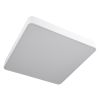 GLOBOSTAR® KAMALA 61209-S Μοντέρνο Φωτιστικό Οροφής LED 75W 8625lm 120° AC 220-240V IP20 Ρυθμιζόμενο Λευκό CCT με Χειριστήριο από 2700K έως 6000K Dimmable - Lumileds SMD Chip - Λευκό Ματ - Μ60 x Π60 x Υ8cm - 3 Χρόνια Εγγύηση