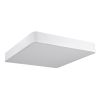 GLOBOSTAR® KAMALA 61209-S Μοντέρνο Φωτιστικό Οροφής LED 75W 8625lm 120° AC 220-240V IP20 Ρυθμιζόμενο Λευκό CCT με Χειριστήριο από 2700K έως 6000K Dimmable - Lumileds SMD Chip - Λευκό Ματ - Μ60 x Π60 x Υ8cm - 3 Χρόνια Εγγύηση