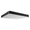 GLOBOSTAR® KAMALA 61210-S Μοντέρνο Φωτιστικό Οροφής LED 100W 10000lm 120° AC 220-240V IP20 Ρυθμιζόμενο Λευκό CCT με Χειριστήριο από 2700K έως 6000K Dimmable - Lumileds SMD Chip - Μαύρο Ματ - Μ80 x Π80 x Υ8cm - 3 Χρόνια Εγγύηση