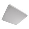GLOBOSTAR® KAMALA 61211-S Μοντέρνο Φωτιστικό Οροφής LED 100W 11020lm 120° AC 220-240V IP20 Ρυθμιζόμενο Λευκό CCT με Χειριστήριο από 2700K έως 6000K Dimmable - Lumileds SMD Chip - Λευκό Ματ - Μ80 x Π80 x Υ8cm - 3 Χρόνια Εγγύηση