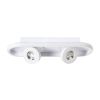 GLOBOSTAR® NESPO 61213 Μοντέρνο Φωτιστικό Οροφής LED 36W 4032lm 360° & 45° AC 220-240V IP20 Ρυθμιζόμενο Λευκό CCT με On/Off 2700K/4500K/6000K - Lumileds SMD Chip - Λευκό Ματ - Μ40 x Π13 x Υ6.5cm - 3 Χρόνια Εγγύηση