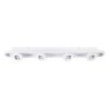 GLOBOSTAR® NESPO 61215 Μοντέρνο Φωτιστικό Οροφής LED 48W 5376lm 360° & 45° AC 220-240V IP20 Ρυθμιζόμενο Λευκό CCT με On/Off 2700K/4500K/6000K - Lumileds SMD Chip - Λευκό Ματ - Μ80 x Π13 x Υ6.5cm - 3 Χρόνια Εγγύηση