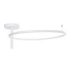 GLOBOSTAR® VERONA 61224 Μοντέρνο Φωτιστικό Οροφής LED 36W 4032lm 360° AC 220-240V IP20 Ρυθμιζόμενο Λευκό CCT με On/Off 2700K/4500K/6000K - Lumileds SMD Chip - Λευκό Ματ - Μ60 x Π60 x Υ23cm - 3 Χρόνια Εγγύηση