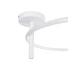 GLOBOSTAR® VERONA 61224 Μοντέρνο Φωτιστικό Οροφής LED 36W 4032lm 360° AC 220-240V IP20 Ρυθμιζόμενο Λευκό CCT με On/Off 2700K/4500K/6000K - Lumileds SMD Chip - Λευκό Ματ - Μ60 x Π60 x Υ23cm - 3 Χρόνια Εγγύηση