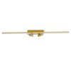 GLOBOSTAR® BARETTI 61228 Μοντέρνο Φωτιστικό Οροφής LED 24W 2688lm 160° & 45° AC 220-240V IP20 Ρυθμιζόμενο Λευκό CCT με On/Off 2700K/4500K/6000K - Lumileds SMD Chip - Χρυσό - Μ80 x Π5 x Υ15cm - 3 Χρόνια Εγγύηση