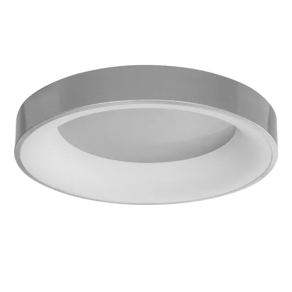 GLOBOSTAR® SALEM 61234 Μοντέρνο Φωτιστικό Οροφής LED 75W 8625lm 120° AC 220-240V IP20 Ρυθμιζόμενο Λευκό CCT με Χειριστήριο από 2700K έως 6000K Dimmable - Lumileds SMD Chip - Γκρι - Μ45 x Π45 x Υ9.5cm - 3 Χρόνια Εγγύηση