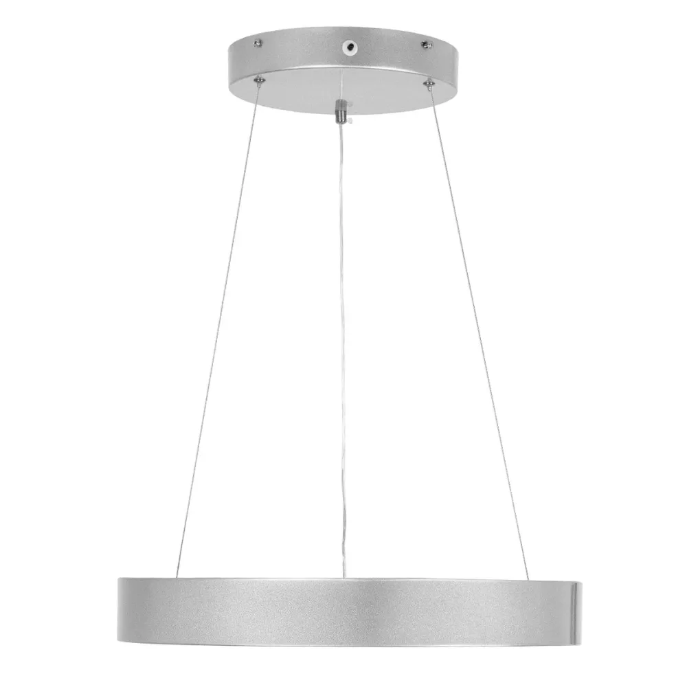 GLOBOSTAR® SALEM 61242 Μοντέρνο Κρεμαστό Φωτιστικό Οροφής LED 75W 8625lm 120° AC 220-240V IP20 Ρυθμιζόμενο Λευκό CCT με Χειριστήριο από 2700K έως 6000K Dimmable - Lumileds SMD Chip - Γκρι - Μ45 x Π45 x Υ6cm - 3 Χρόνια Εγγύηση