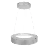 GLOBOSTAR® SALEM 61242 Μοντέρνο Κρεμαστό Φωτιστικό Οροφής LED 75W 8625lm 120° AC 220-240V IP20 Ρυθμιζόμενο Λευκό CCT με Χειριστήριο από 2700K έως 6000K Dimmable - Lumileds SMD Chip - Γκρι - Μ45 x Π45 x Υ6cm - 3 Χρόνια Εγγύηση
