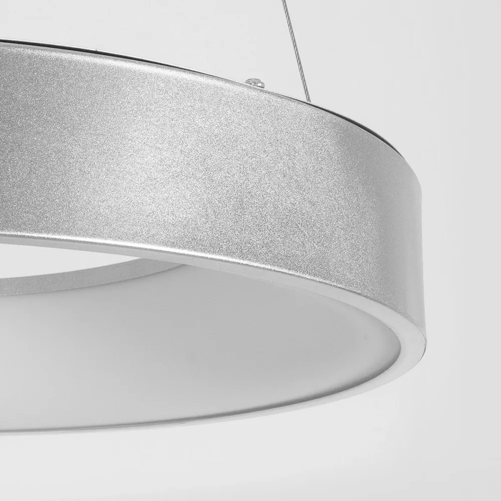 GLOBOSTAR® SALEM 61242 Μοντέρνο Κρεμαστό Φωτιστικό Οροφής LED 75W 8625lm 120° AC 220-240V IP20 Ρυθμιζόμενο Λευκό CCT με Χειριστήριο από 2700K έως 6000K Dimmable - Lumileds SMD Chip - Γκρι - Μ45 x Π45 x Υ6cm - 3 Χρόνια Εγγύηση