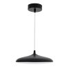 GLOBOSTAR® BARON 61251 Μοντέρνο Κρεμαστό Φωτιστικό Οροφής LED 12W 1440lm 120° AC 220-240V IP20 Ρυθμιζόμενο Λευκό CCT με On/Off 2700K/4500K/6000K - Lumileds SMD Chip - Μαύρο Ματ - Μ25 x Π25 x Υ8cm - 3 Χρόνια Εγγύηση