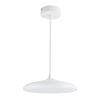 GLOBOSTAR® BARON 61252 Μοντέρνο Κρεμαστό Φωτιστικό Οροφής LED 12W 1440lm 120° AC 220-240V IP20 Ρυθμιζόμενο Λευκό CCT με On/Off 2700K/4500K/6000K - Lumileds SMD Chip - Λευκό Ματ - Μ25 x Π25 x Υ8cm - 3 Χρόνια Εγγύηση