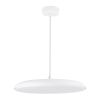 GLOBOSTAR® BARON 61255 Μοντέρνο Κρεμαστό Φωτιστικό Οροφής LED 24W 2880lm 120° AC 220-240V IP20 Ρυθμιζόμενο Λευκό CCT με On/Off 2700K/4500K/6000K - Lumileds SMD Chip - Λευκό Ματ - Μ40 x Π40 x Υ10cm - 3 Χρόνια Εγγύηση