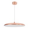 GLOBOSTAR® BARON 61256 Μοντέρνο Κρεμαστό Φωτιστικό Οροφής LED 24W 2880lm 120° AC 220-240V IP20 Ρυθμιζόμενο Λευκό CCT με On/Off 2700K/4500K/6000K - Lumileds SMD Chip - Ροζ Χρυσό - Μ40 x Π40 x Υ10cm - 3 Χρόνια Εγγύηση
