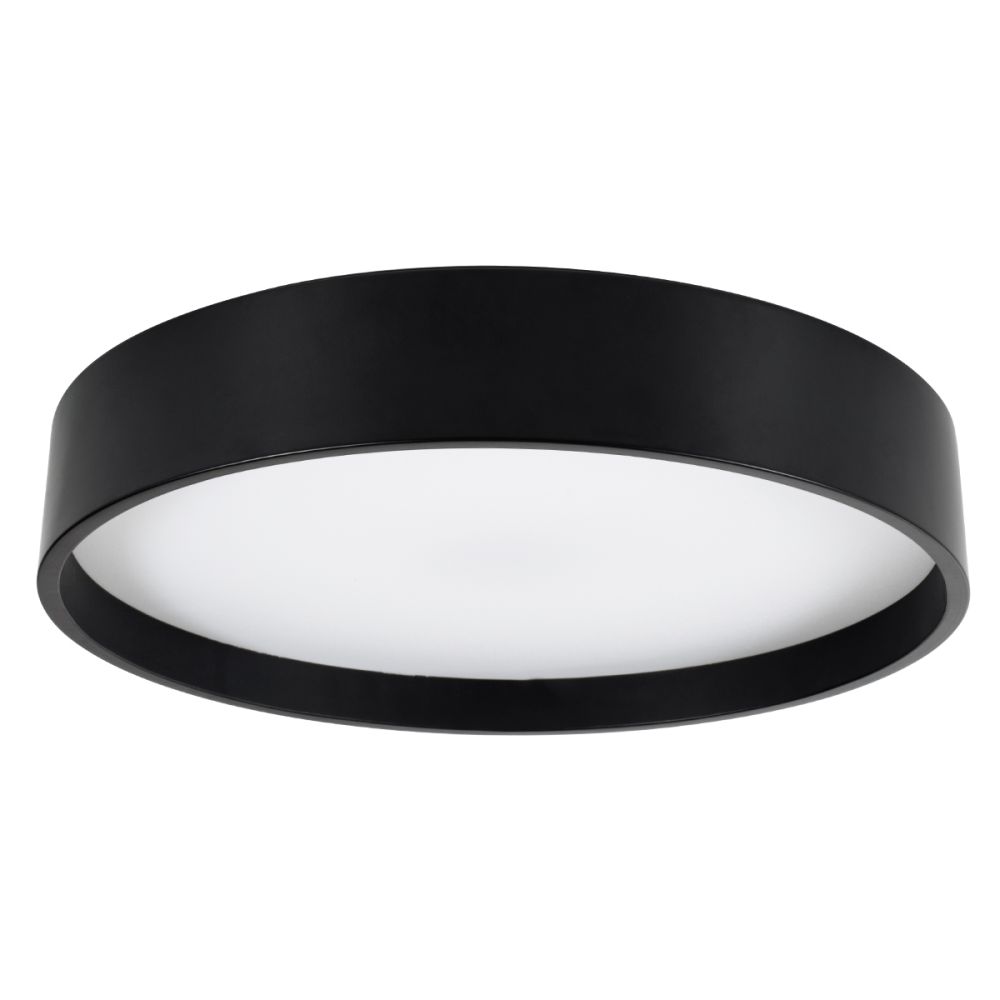 GLOBOSTAR® NARNIA 61257 Μοντέρνο Φωτιστικό Οροφής LED 75W 8625lm 120° AC 220-240V IP20 Ρυθμιζόμενο Λευκό CCT με Χειριστήριο από 2700K έως 6000K Dimmable - Lumileds SMD Chip - Μαύρο Ματ - Μ45 x Π45 x Υ8cm - 3 Χρόνια Εγγύηση