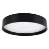 GLOBOSTAR® NARNIA 61257 Μοντέρνο Φωτιστικό Οροφής LED 75W 8625lm 120° AC 220-240V IP20 Ρυθμιζόμενο Λευκό CCT με Χειριστήριο από 2700K έως 6000K Dimmable - Lumileds SMD Chip - Μαύρο Ματ - Μ45 x Π45 x Υ8cm - 3 Χρόνια Εγγύηση
