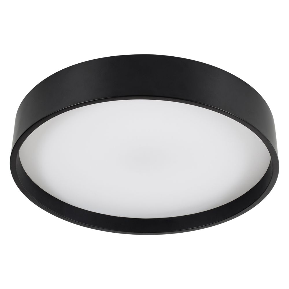 GLOBOSTAR® NARNIA 61257 Μοντέρνο Φωτιστικό Οροφής LED 75W 8625lm 120° AC 220-240V IP20 Ρυθμιζόμενο Λευκό CCT με Χειριστήριο από 2700K έως 6000K Dimmable - Lumileds SMD Chip - Μαύρο Ματ - Μ45 x Π45 x Υ8cm - 3 Χρόνια Εγγύηση