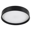 GLOBOSTAR® NARNIA 61257 Μοντέρνο Φωτιστικό Οροφής LED 75W 8625lm 120° AC 220-240V IP20 Ρυθμιζόμενο Λευκό CCT με Χειριστήριο από 2700K έως 6000K Dimmable - Lumileds SMD Chip - Μαύρο Ματ - Μ45 x Π45 x Υ8cm - 3 Χρόνια Εγγύηση