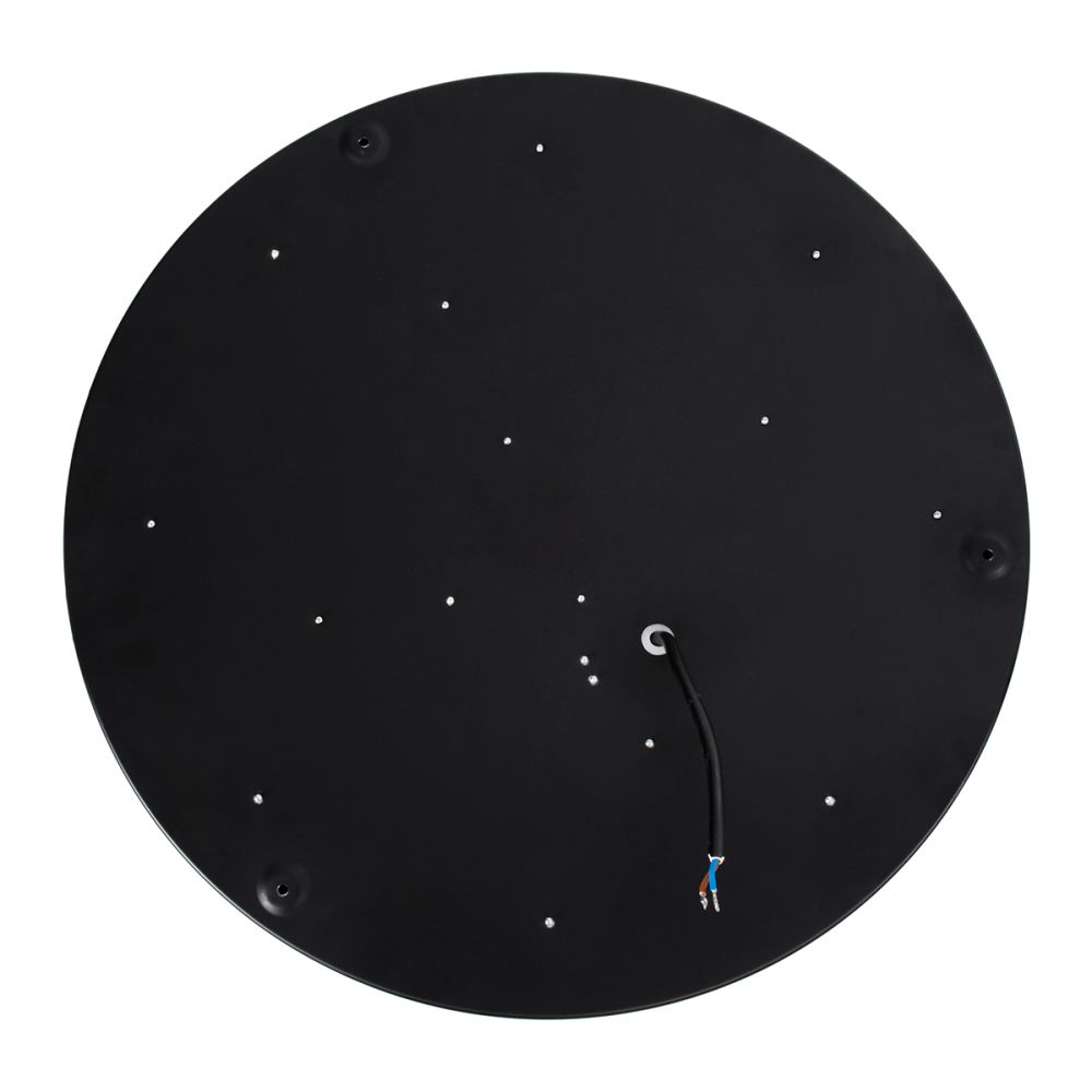 GLOBOSTAR® NARNIA 61257 Μοντέρνο Φωτιστικό Οροφής LED 75W 8625lm 120° AC 220-240V IP20 Ρυθμιζόμενο Λευκό CCT με Χειριστήριο από 2700K έως 6000K Dimmable - Lumileds SMD Chip - Μαύρο Ματ - Μ45 x Π45 x Υ8cm - 3 Χρόνια Εγγύηση
