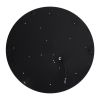 GLOBOSTAR® NARNIA 61257 Μοντέρνο Φωτιστικό Οροφής LED 75W 8625lm 120° AC 220-240V IP20 Ρυθμιζόμενο Λευκό CCT με Χειριστήριο από 2700K έως 6000K Dimmable - Lumileds SMD Chip - Μαύρο Ματ - Μ45 x Π45 x Υ8cm - 3 Χρόνια Εγγύηση