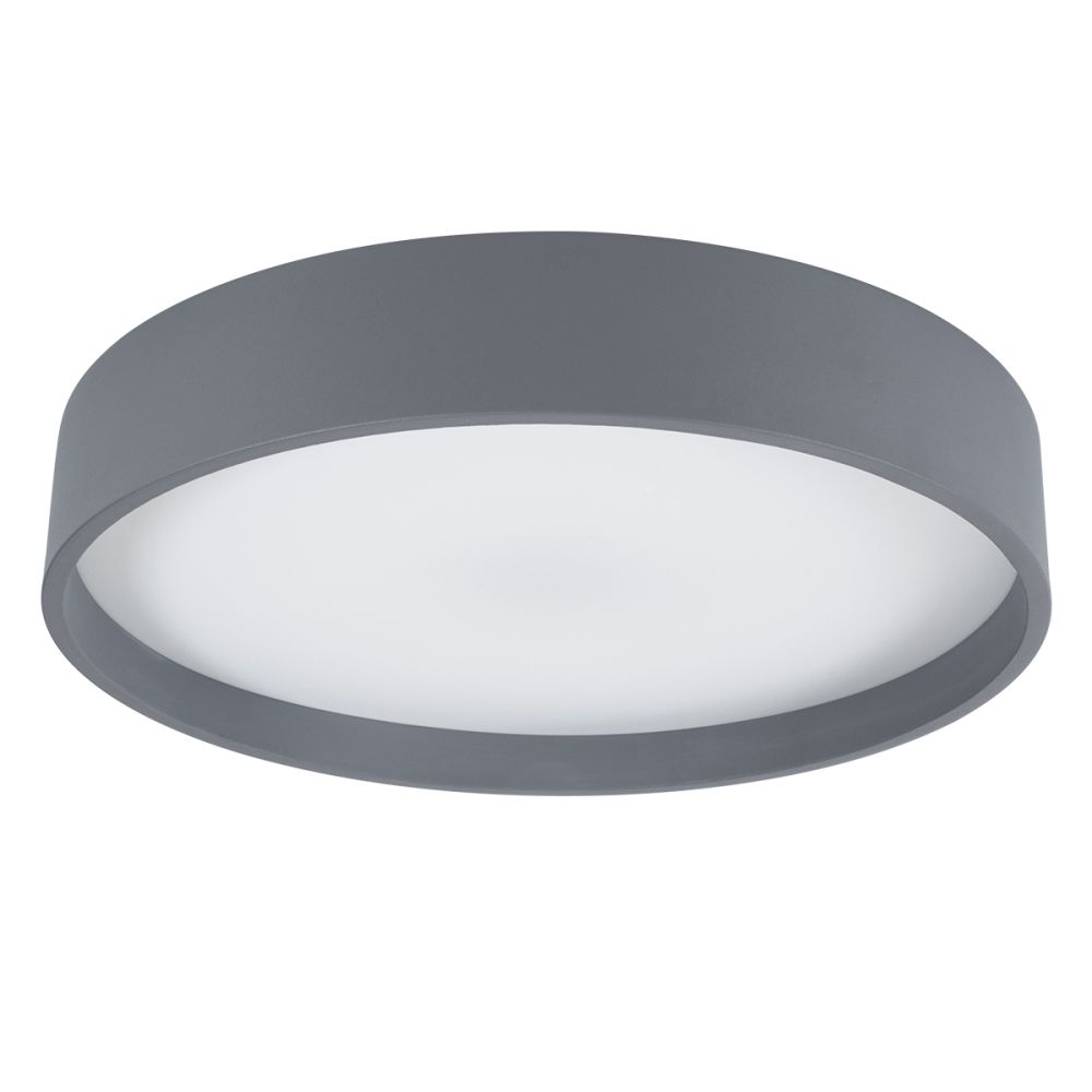 GLOBOSTAR® NARNIA 61258 Μοντέρνο Φωτιστικό Οροφής LED 75W 8625lm 120° AC 220-240V IP20 Ρυθμιζόμενο Λευκό CCT με Χειριστήριο από 2700K έως 6000K Dimmable - Lumileds SMD Chip - Γκρι Ανθρακί Ματ - Μ45 x Π45 x Υ8cm - 3 Χρόνια Εγγύηση