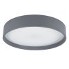 GLOBOSTAR® NARNIA 61258 Μοντέρνο Φωτιστικό Οροφής LED 75W 8625lm 120° AC 220-240V IP20 Ρυθμιζόμενο Λευκό CCT με Χειριστήριο από 2700K έως 6000K Dimmable - Lumileds SMD Chip - Γκρι Ανθρακί Ματ - Μ45 x Π45 x Υ8cm - 3 Χρόνια Εγγύηση