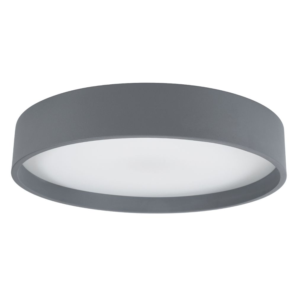 GLOBOSTAR® NARNIA 61258 Μοντέρνο Φωτιστικό Οροφής LED 75W 8625lm 120° AC 220-240V IP20 Ρυθμιζόμενο Λευκό CCT με Χειριστήριο από 2700K έως 6000K Dimmable - Lumileds SMD Chip - Γκρι Ανθρακί Ματ - Μ45 x Π45 x Υ8cm - 3 Χρόνια Εγγύηση