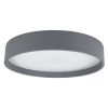 GLOBOSTAR® NARNIA 61258 Μοντέρνο Φωτιστικό Οροφής LED 75W 8625lm 120° AC 220-240V IP20 Ρυθμιζόμενο Λευκό CCT με Χειριστήριο από 2700K έως 6000K Dimmable - Lumileds SMD Chip - Γκρι Ανθρακί Ματ - Μ45 x Π45 x Υ8cm - 3 Χρόνια Εγγύηση