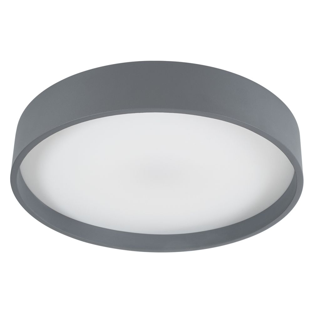 GLOBOSTAR® NARNIA 61258 Μοντέρνο Φωτιστικό Οροφής LED 75W 8625lm 120° AC 220-240V IP20 Ρυθμιζόμενο Λευκό CCT με Χειριστήριο από 2700K έως 6000K Dimmable - Lumileds SMD Chip - Γκρι Ανθρακί Ματ - Μ45 x Π45 x Υ8cm - 3 Χρόνια Εγγύηση