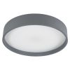 GLOBOSTAR® NARNIA 61258 Μοντέρνο Φωτιστικό Οροφής LED 75W 8625lm 120° AC 220-240V IP20 Ρυθμιζόμενο Λευκό CCT με Χειριστήριο από 2700K έως 6000K Dimmable - Lumileds SMD Chip - Γκρι Ανθρακί Ματ - Μ45 x Π45 x Υ8cm - 3 Χρόνια Εγγύηση