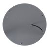 GLOBOSTAR® NARNIA 61258 Μοντέρνο Φωτιστικό Οροφής LED 75W 8625lm 120° AC 220-240V IP20 Ρυθμιζόμενο Λευκό CCT με Χειριστήριο από 2700K έως 6000K Dimmable - Lumileds SMD Chip - Γκρι Ανθρακί Ματ - Μ45 x Π45 x Υ8cm - 3 Χρόνια Εγγύηση