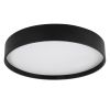 GLOBOSTAR® NARNIA 61259 Μοντέρνο Φωτιστικό Οροφής LED 100W 11500lm 120° AC 220-240V IP20 Ρυθμιζόμενο Λευκό CCT με Χειριστήριο από 2700K έως 6000K Dimmable - Lumileds SMD Chip - Μαύρο Ματ - Μ60 x Π60 x Υ10cm - 3 Χρόνια Εγγύηση