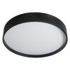 GLOBOSTAR® NARNIA 61259 Μοντέρνο Φωτιστικό Οροφής LED 100W 11500lm 120° AC 220-240V IP20 Ρυθμιζόμενο Λευκό CCT με Χειριστήριο από 2700K έως 6000K Dimmable - Lumileds SMD Chip - Μαύρο Ματ - Μ60 x Π60 x Υ10cm - 3 Χρόνια Εγγύηση