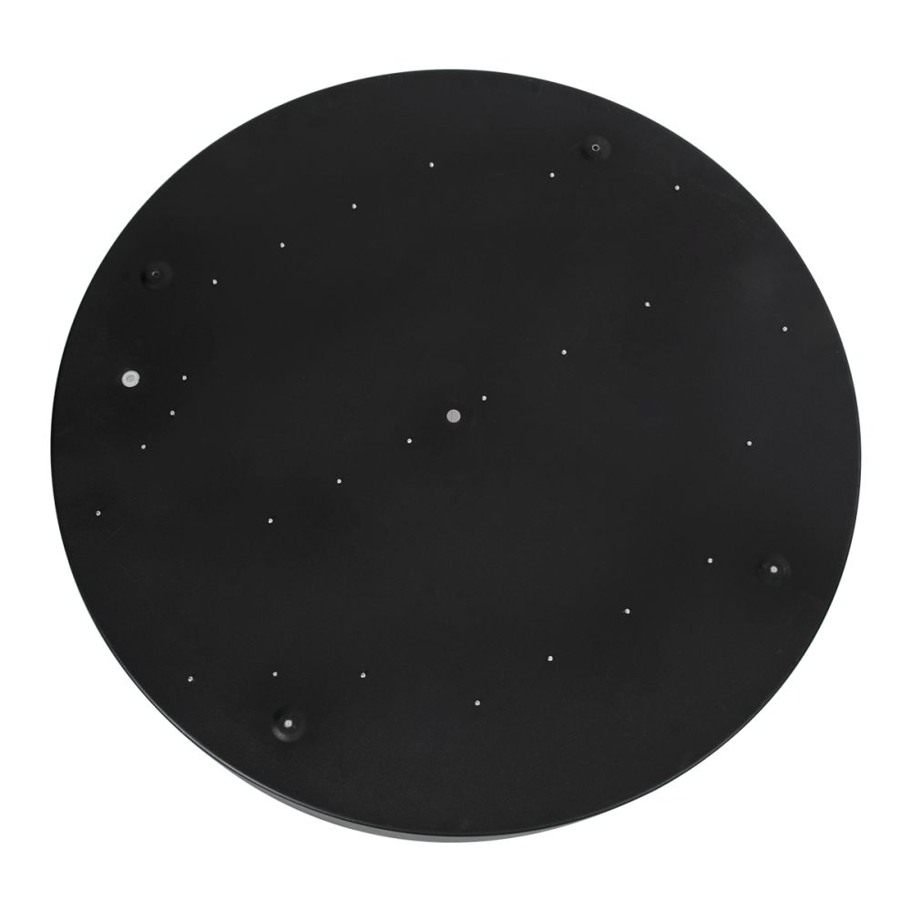 GLOBOSTAR® NARNIA 61259 Μοντέρνο Φωτιστικό Οροφής LED 100W 11500lm 120° AC 220-240V IP20 Ρυθμιζόμενο Λευκό CCT με Χειριστήριο από 2700K έως 6000K Dimmable - Lumileds SMD Chip - Μαύρο Ματ - Μ60 x Π60 x Υ10cm - 3 Χρόνια Εγγύηση