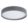 GLOBOSTAR® NARNIA 61260 Μοντέρνο Φωτιστικό Οροφής LED 100W 11500lm 120° AC 220-240V IP20 Ρυθμιζόμενο Λευκό CCT με Χειριστήριο από 2700K έως 6000K Dimmable - Lumileds SMD Chip - Γκρι Ματ - Μ60 x Π60 x Υ10cm - 3 Χρόνια Εγγύηση