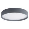 GLOBOSTAR® NARNIA 61260 Μοντέρνο Φωτιστικό Οροφής LED 100W 11500lm 120° AC 220-240V IP20 Ρυθμιζόμενο Λευκό CCT με Χειριστήριο από 2700K έως 6000K Dimmable - Lumileds SMD Chip - Γκρι Ματ - Μ60 x Π60 x Υ10cm - 3 Χρόνια Εγγύηση