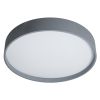 GLOBOSTAR® NARNIA 61260 Μοντέρνο Φωτιστικό Οροφής LED 100W 11500lm 120° AC 220-240V IP20 Ρυθμιζόμενο Λευκό CCT με Χειριστήριο από 2700K έως 6000K Dimmable - Lumileds SMD Chip - Γκρι Ματ - Μ60 x Π60 x Υ10cm - 3 Χρόνια Εγγύηση