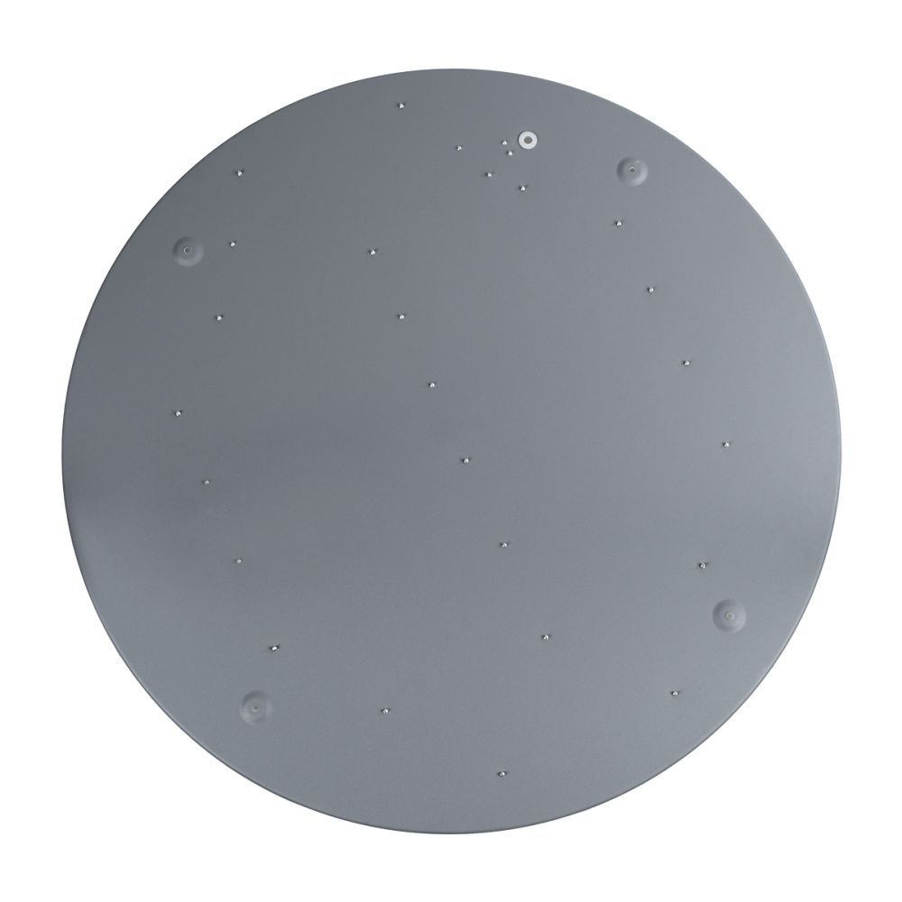 GLOBOSTAR® NARNIA 61260 Μοντέρνο Φωτιστικό Οροφής LED 100W 11500lm 120° AC 220-240V IP20 Ρυθμιζόμενο Λευκό CCT με Χειριστήριο από 2700K έως 6000K Dimmable - Lumileds SMD Chip - Γκρι Ματ - Μ60 x Π60 x Υ10cm - 3 Χρόνια Εγγύηση