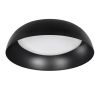 GLOBOSTAR® ANATOLIA 61261 Μοντέρνο Φωτιστικό Οροφής LED 60W 6900lm 120° AC 220-240V IP20 Ρυθμιζόμενο Λευκό CCT με Χειριστήριο από 2700K έως 6000K Dimmable - Lumileds SMD Chip - Μαύρο Ματ - Μ43 x Π43 x Υ11cm - 3 Χρόνια Εγγύηση