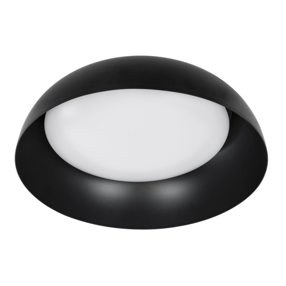 GLOBOSTAR® ANATOLIA 61261 Μοντέρνο Φωτιστικό Οροφής LED 60W 6900lm 120° AC 220-240V IP20 Ρυθμιζόμενο Λευκό CCT με Χειριστήριο από 2700K έως 6000K Dimmable - Lumileds SMD Chip - Μαύρο Ματ - Μ43 x Π43 x Υ11cm - 3 Χρόνια Εγγύηση