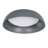 GLOBOSTAR® ANATOLIA 61262 Μοντέρνο Φωτιστικό Οροφής LED 60W 6900lm 120° AC 220-240V IP20 Ρυθμιζόμενο Λευκό CCT με Χειριστήριο από 2700K έως 6000K Dimmable - Lumileds SMD Chip - Γκρι - Μ43 x Π43 x Υ11cm - 3 Χρόνια Εγγύηση